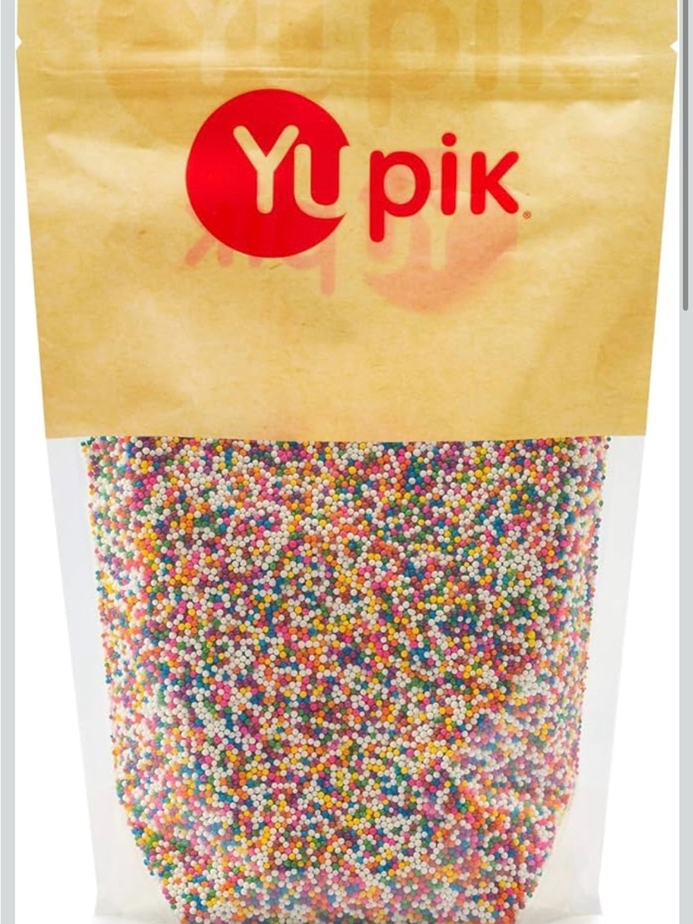 Birthday Cake Sprinkles, 1kg Rainbow Nonpareil Sprinkles, Gluten-Free, Kosher